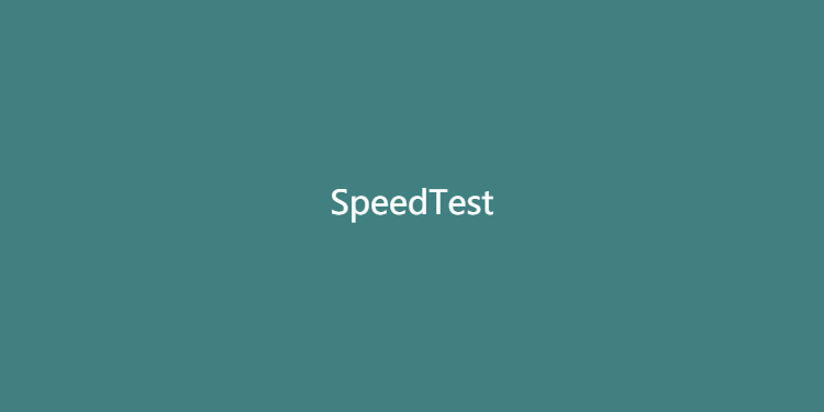 Speedtest-在线测网速