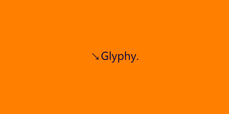 Glyphy-轻松复制和粘贴字形