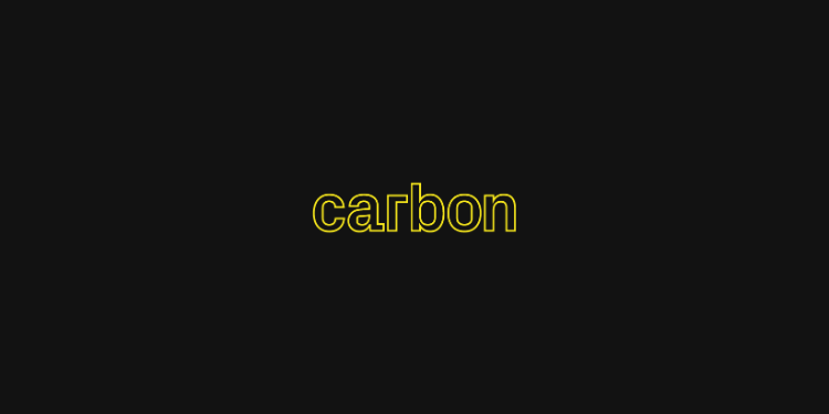 Carbon-生成源代码的精美图片