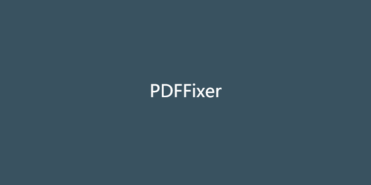 pdffixer-PDF恢复软件