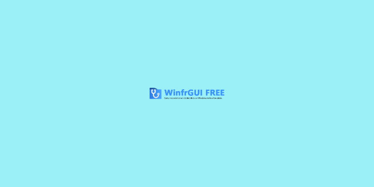 WinfrGUI-免费 Windows 文件恢复实用程序