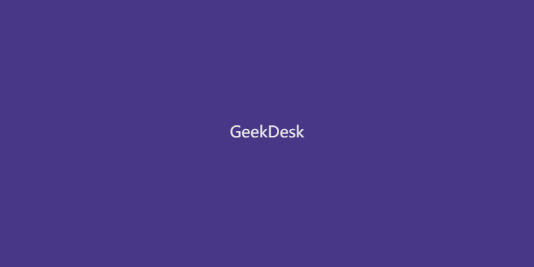 GeekDesk-桌面快速启动工具