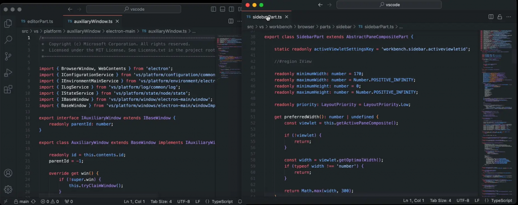 Visual Studio Code 1.85 发布，浮动窗口